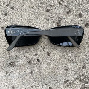 Chanel Star Frame Sunglasses Rare.